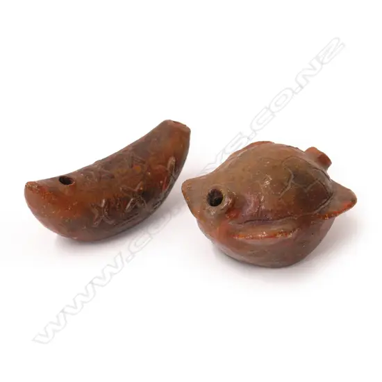 Two Fijian Lapita type pottery vessels,
